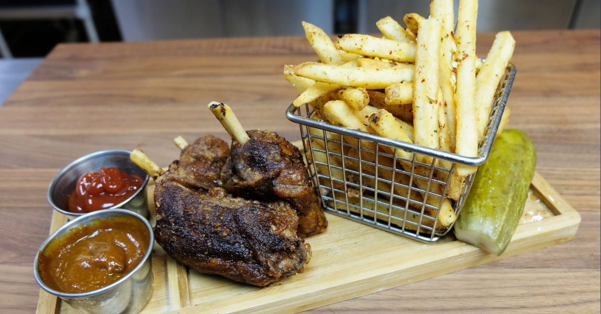 Brown Sugar Bourbon Dusted Hog Wings