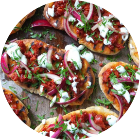 Vegan Chorizo Flatbread