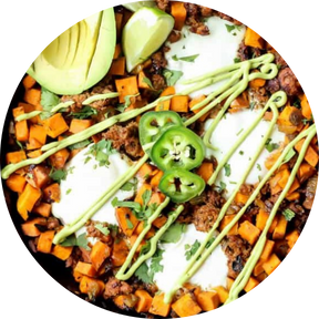 Vegan Chorizo Sweet Potato Hash