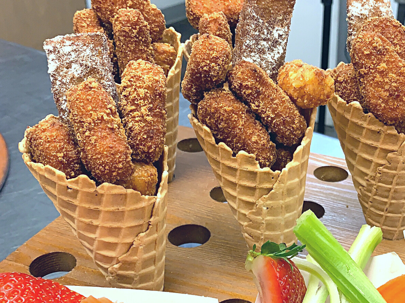 Grab-n-Go Chichen and Waffle Cones