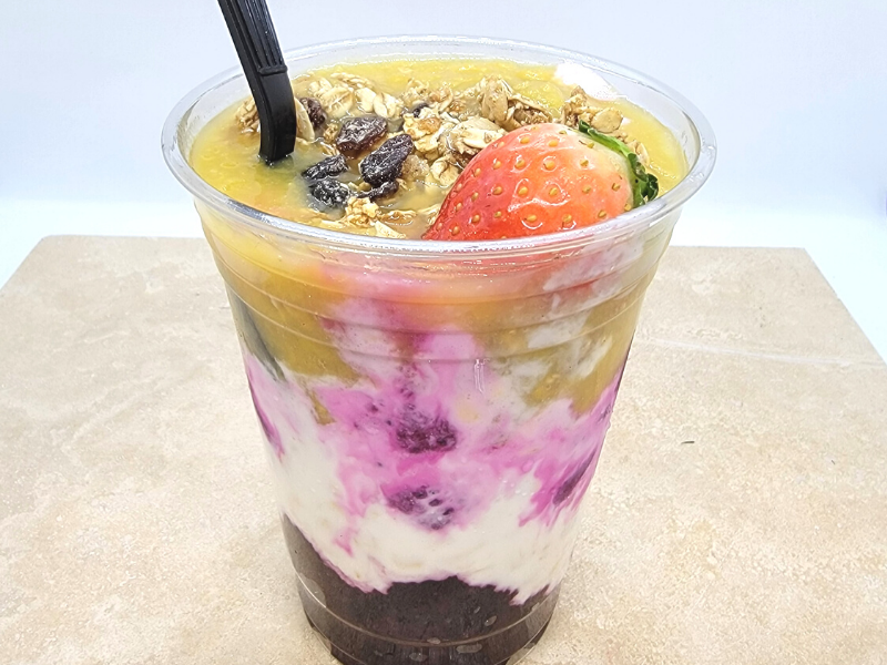 Overnight Steel Cut Oats Fruit Parfait