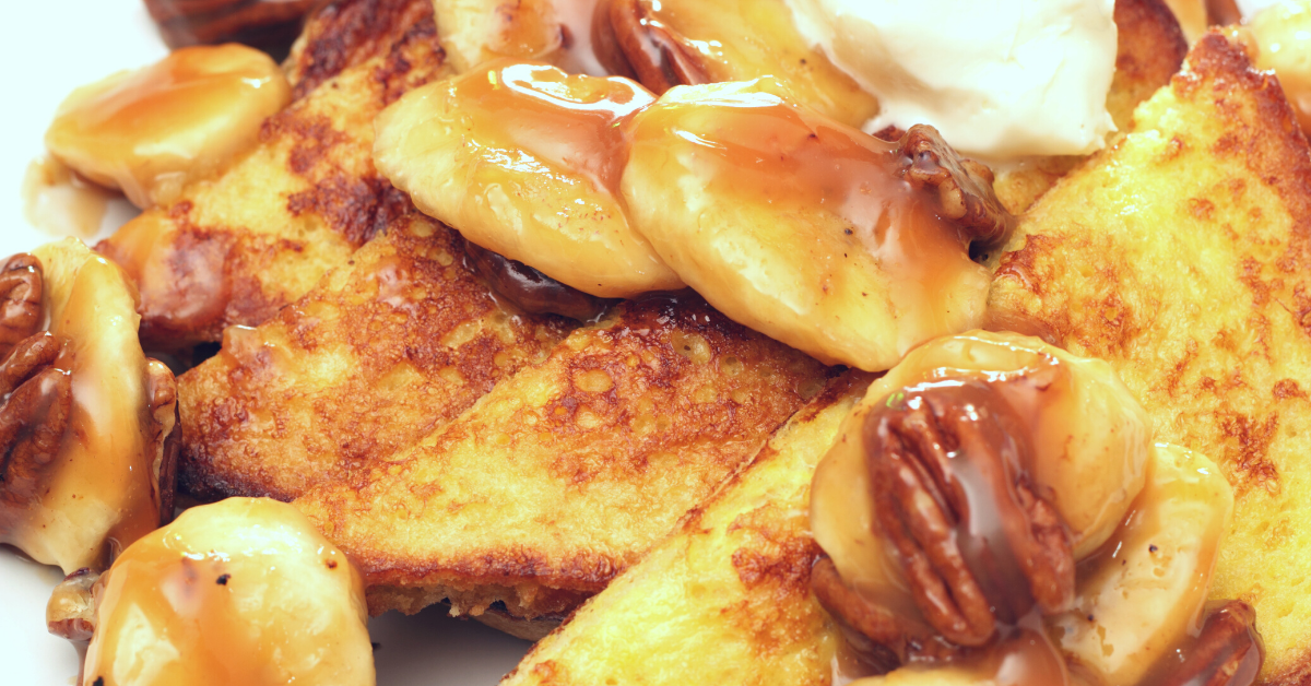 French Toast Banana's Foster Style Recipe