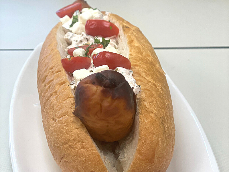 Grecian Graduate picnic foot long recipe