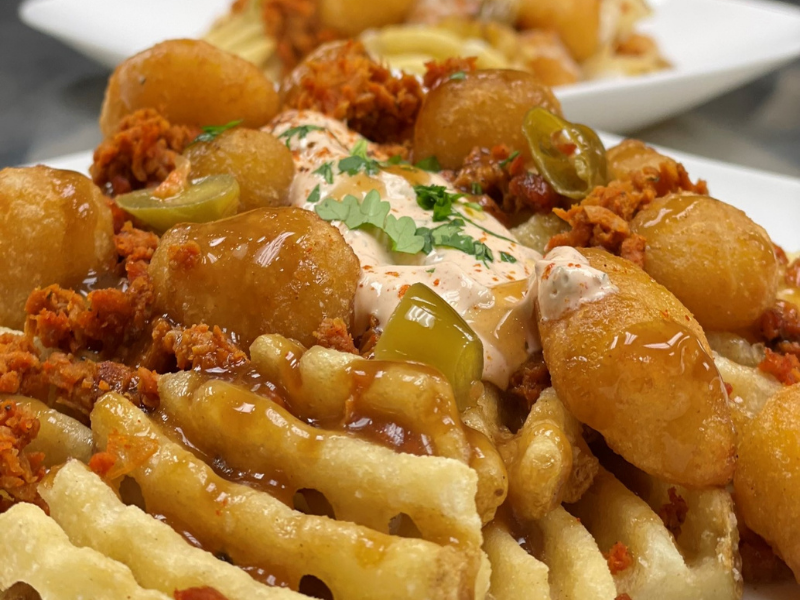 Plant Powered Chorizo Poutine Recipe 