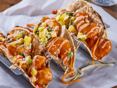 Banh Mi Style Shrimp Taco Recipe