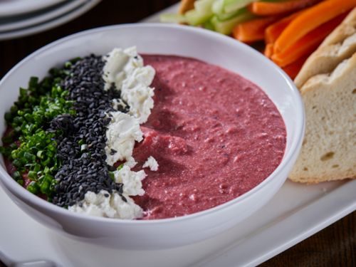 Roasted Beet Hummus Dip Recipe
