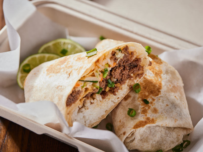 Mongolian Beef burrito Recipe