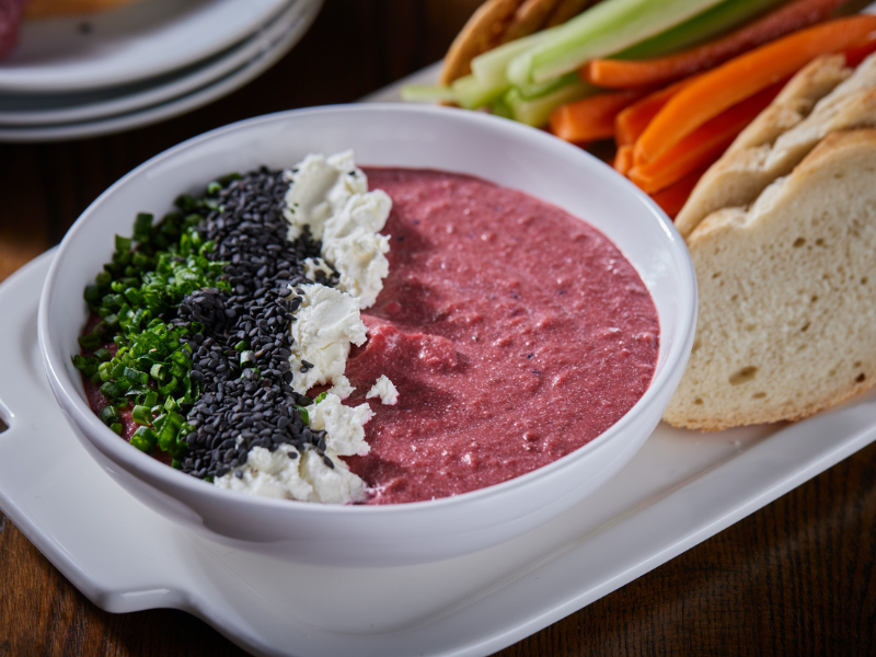 Roasted Beet Hummus Dip “Pink Dip” Recipe