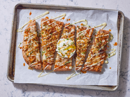 Hot Honey Chorizo Breakfast Flatbread