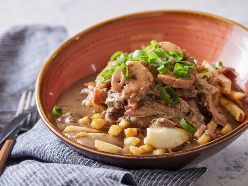 Smoked Duck Confit Poutine