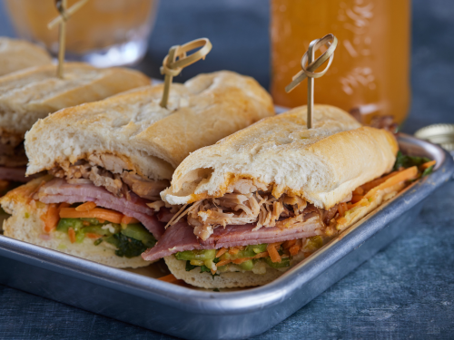 Spicy Bahn Mi Sandwich
